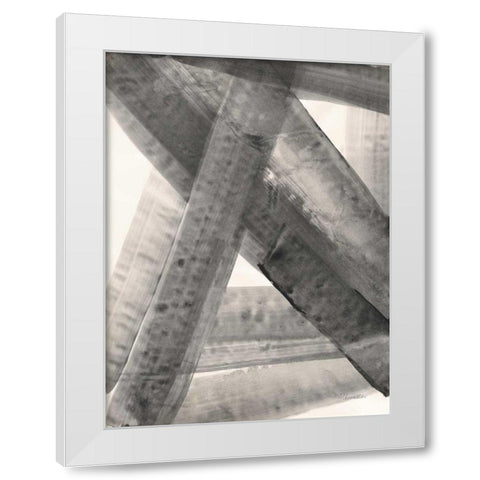 Under the Bridge II White Modern Wood Framed Art Print by Hristova, Albena