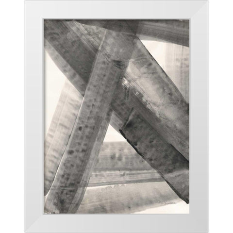 Under the Bridge II White Modern Wood Framed Art Print by Hristova, Albena