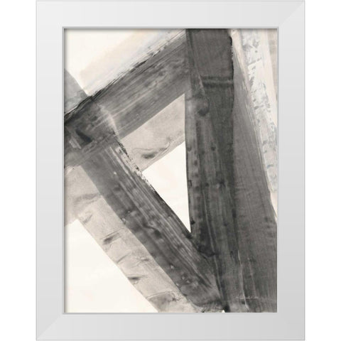 Under the Bridge IV White Modern Wood Framed Art Print by Hristova, Albena