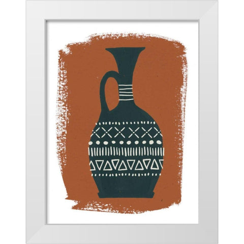 Global Vessels I White Modern Wood Framed Art Print by Hershey, Moira
