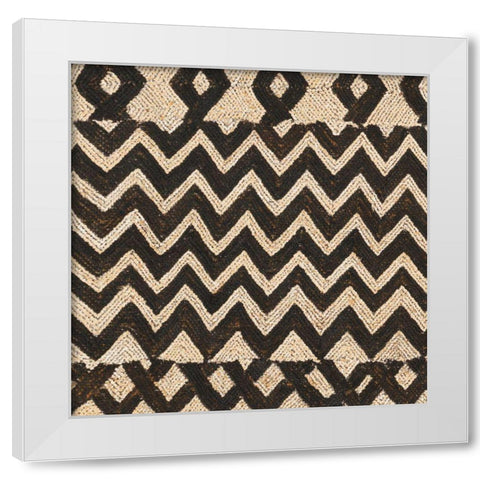 Kuba Abstract III White Modern Wood Framed Art Print by Schlabach, Sue