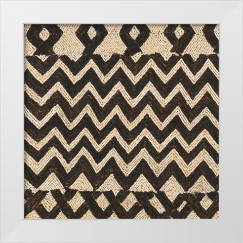 Kuba Abstract III White Modern Wood Framed Art Print by Schlabach, Sue