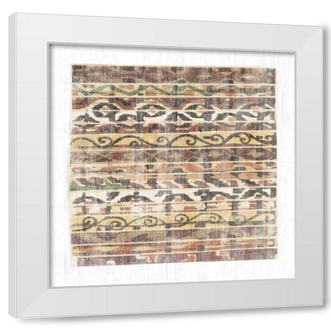 Fragments from Afar II White Modern Wood Framed Art Print by Wild Apple Portfolio