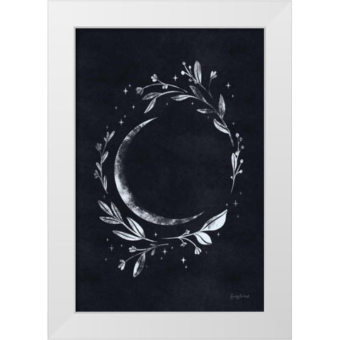 Lunar I White Modern Wood Framed Art Print by Thorns, Becky