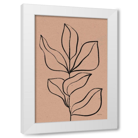 Balance VII White Modern Wood Framed Art Print by Thorns, Becky