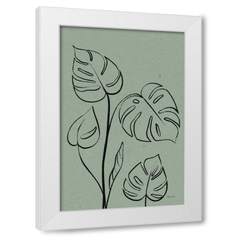 Balance VIII White Modern Wood Framed Art Print by Thorns, Becky