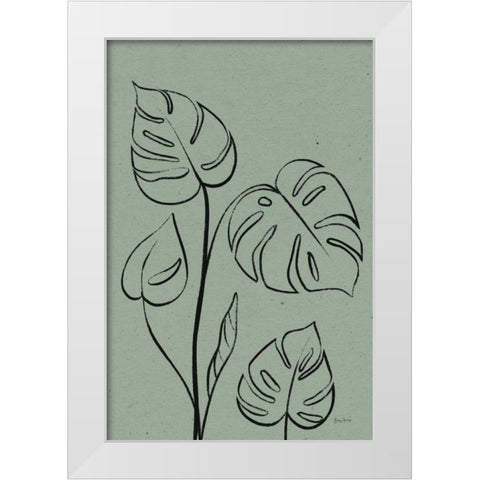 Balance VIII White Modern Wood Framed Art Print by Thorns, Becky
