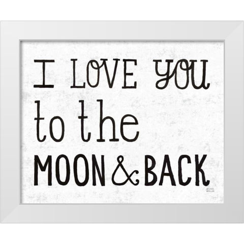 Sun and Moon II Black White Modern Wood Framed Art Print by Mullan, Michael
