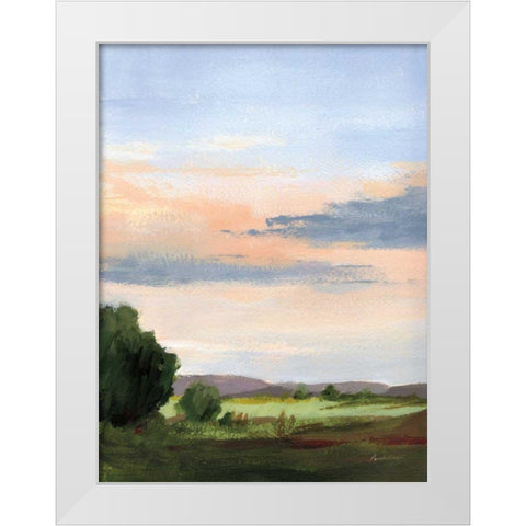 Skylight I White Modern Wood Framed Art Print by Munger, Pamela