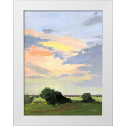 Skylight II White Modern Wood Framed Art Print by Munger, Pamela