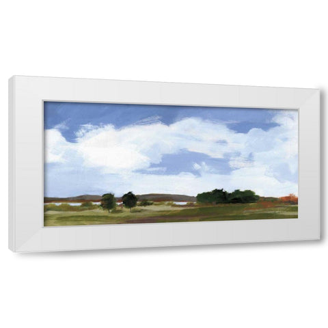 Catcalling Clouds White Modern Wood Framed Art Print by Munger, Pamela