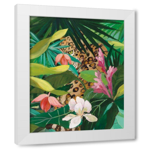 Hidden Jungle II White Modern Wood Framed Art Print by Purinton, Julia