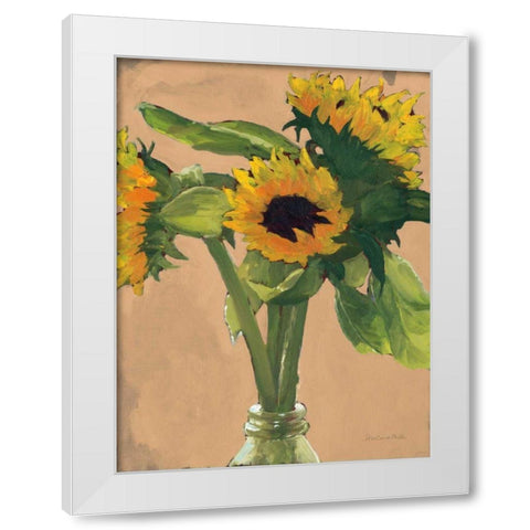Sunny White Modern Wood Framed Art Print by Miller, Sara Zieve