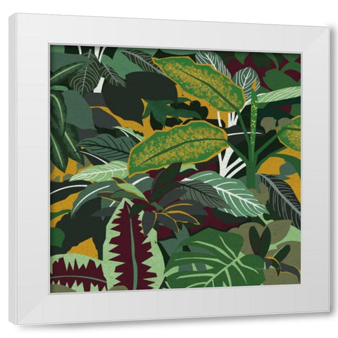 Jungle Safari I White Modern Wood Framed Art Print by Gallagher, Megan