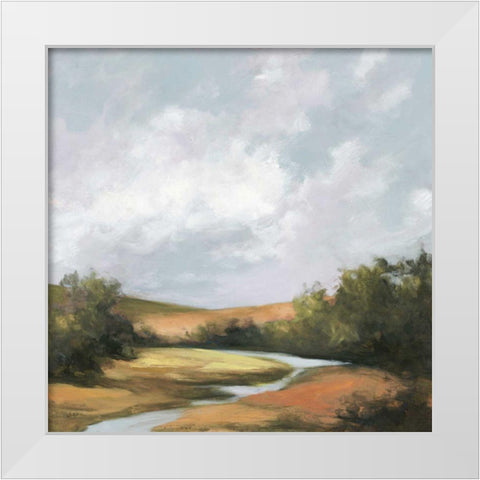 Hedgerow II Spice White Modern Wood Framed Art Print by Purinton, Julia