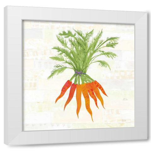 Kitchen Garden IV No Words White Modern Wood Framed Art Print by Averinos, Melissa