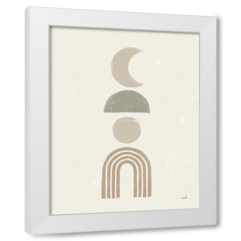 Minimalist Boho I Neutral White Modern Wood Framed Art Print by Hershey, Moira