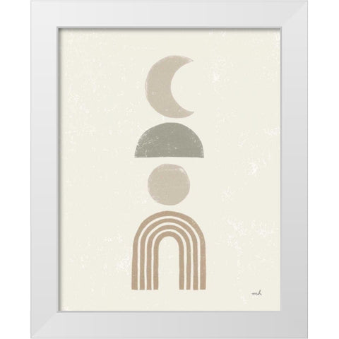 Minimalist Boho I Neutral White Modern Wood Framed Art Print by Hershey, Moira