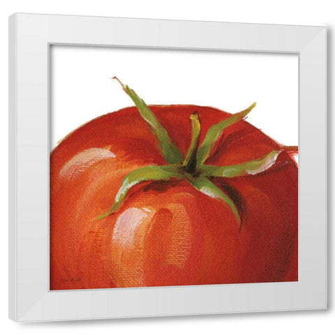 Juicy on White White Modern Wood Framed Art Print by Audit, Lisa