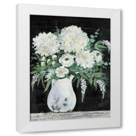 Late Summer Bouquet I Black Crop White Modern Wood Framed Art Print by Purinton, Julia