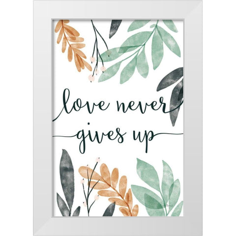 Sage Sayings III White Modern Wood Framed Art Print by Thorns, Becky