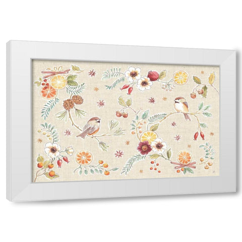 Winter Spice I White Modern Wood Framed Art Print by Brissonnet, Daphne