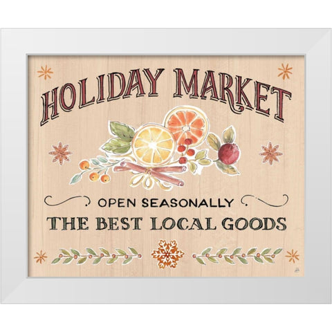Winter Spice VI White Modern Wood Framed Art Print by Brissonnet, Daphne