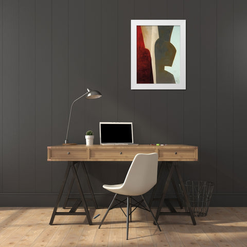 Canyon II White Modern Wood Framed Art Print by Davies, Jane
