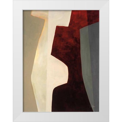 Canyon III White Modern Wood Framed Art Print by Davies, Jane