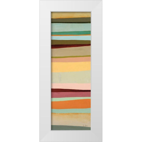 Sonoran Stripes I White Modern Wood Framed Art Print by Davies, Jane