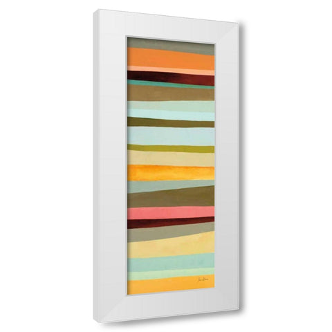 Sonoran Stripes II White Modern Wood Framed Art Print by Davies, Jane