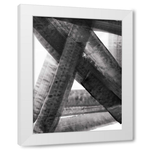 Under the Bridge II Dark White Modern Wood Framed Art Print by Hristova, Albena