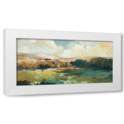 Daybreak Valley Neutral Crop White Modern Wood Framed Art Print by Purinton, Julia