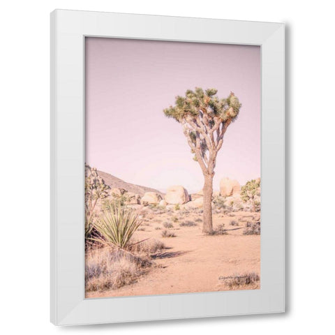 Joshua Tree III Blush White Modern Wood Framed Art Print by Urquhart, Elizabeth