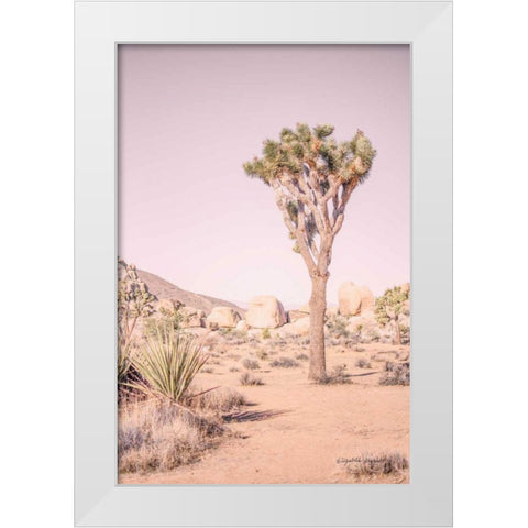 Joshua Tree III Blush White Modern Wood Framed Art Print by Urquhart, Elizabeth