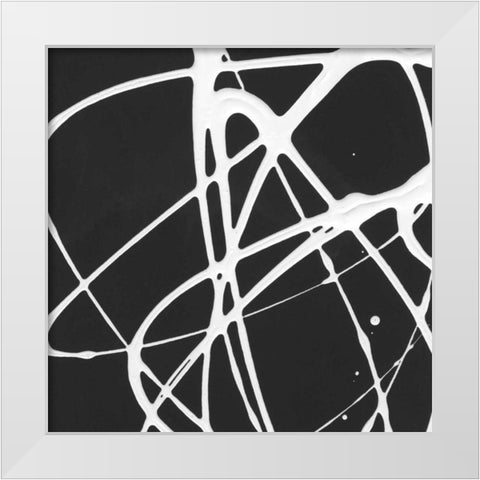 Tumbling Down II White Modern Wood Framed Art Print by Hershey, Moira