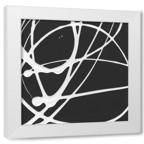 Tumbling Down III White Modern Wood Framed Art Print by Hershey, Moira