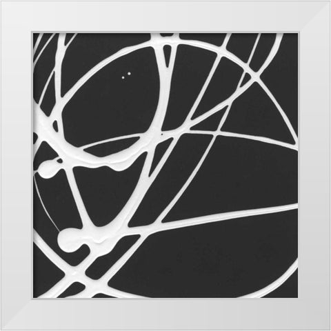 Tumbling Down III White Modern Wood Framed Art Print by Hershey, Moira