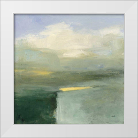 Light in the Valley White Modern Wood Framed Art Print by Purinton, Julia