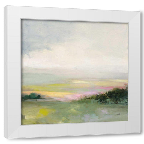 Glowing Valley White Modern Wood Framed Art Print by Purinton, Julia