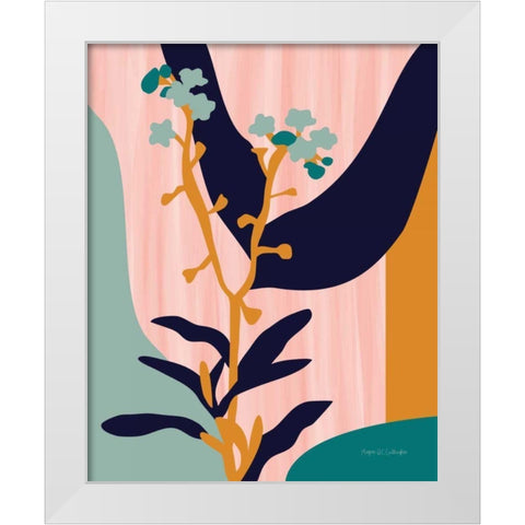Dont Forget Me White Modern Wood Framed Art Print by Gallagher, Megan