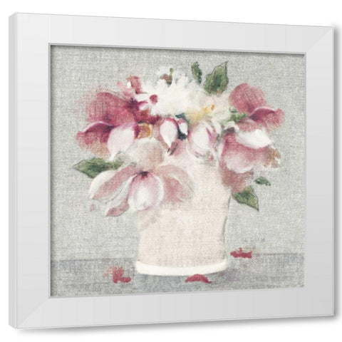 Cottage Bouquet II Light White Modern Wood Framed Art Print by Blum, Cheri