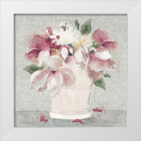 Cottage Bouquet II Light White Modern Wood Framed Art Print by Blum, Cheri