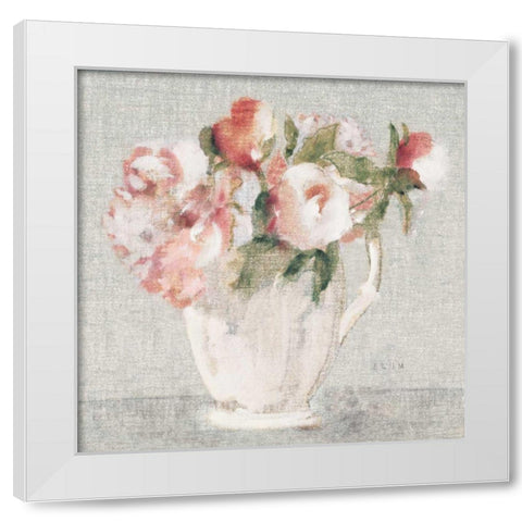 Cottage Bouquet III Light White Modern Wood Framed Art Print by Blum, Cheri