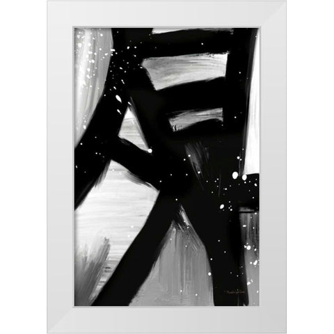 Winter in Paris I White Modern Wood Framed Art Print by Charro, Mercedes Lopez
