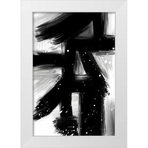 Winter in Paris II White Modern Wood Framed Art Print by Charro, Mercedes Lopez