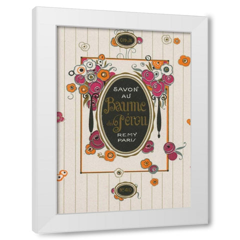 Art Nouveau I White Modern Wood Framed Art Print by Wild Apple Portfolio
