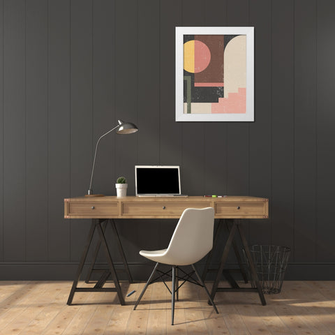 Good Life I White Modern Wood Framed Art Print by Hershey, Moira