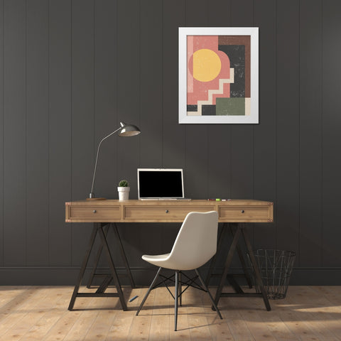 Good Life II White Modern Wood Framed Art Print by Hershey, Moira