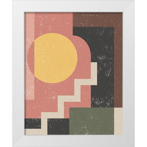 Good Life II White Modern Wood Framed Art Print by Hershey, Moira